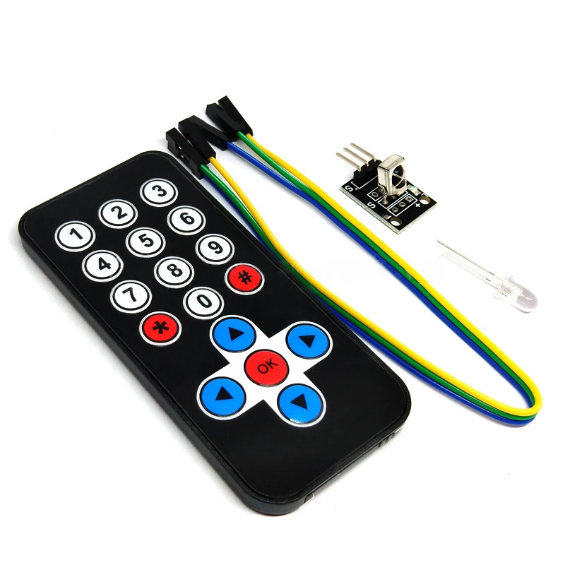 High Quality Wireless Infrared Remote Control Module IR Receiver Module DIY Kit for Remote Robot and Any Interactive Product
High Quality Wireless Infrared Remote Control Module IR Receiver Module DIY Kit for Remote Robot and Any Interactive Product