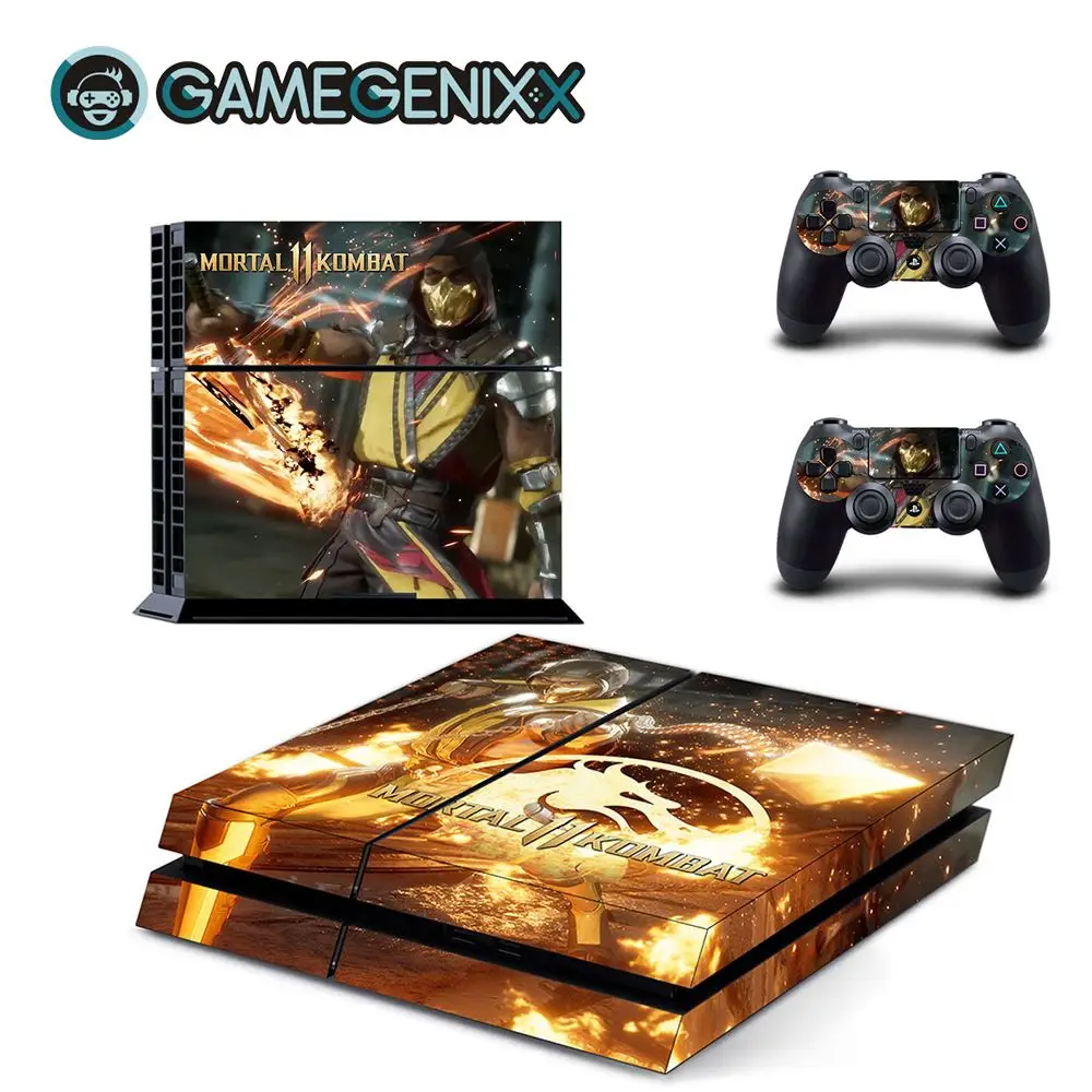 GAMEGENIXX Skin Sticker Protective Vinyl Decal for PS4 Console and 2 Controllers - Mortal Kombat
GAMEGENIXX Skin Sticker Protective Vinyl Decal for PS4 Console and 2 Controllers - Mortal Kombat