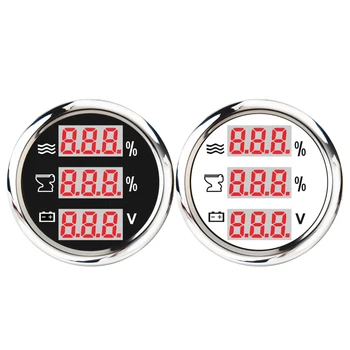 3 In 1 Multi-Function Digital Gauge Voltmeter/Water Level Gauge /Sewage Water Level Gauge 52MM Waterproof 316 Stainless Steel
3 In 1 Multi-Function Digital Gauge Voltmeter/Water Level Gauge /Sewage Water Level Gauge 52MM Waterproof 316 Stainless Steel
