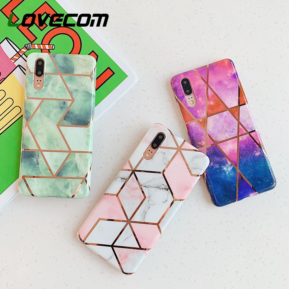 LOVECOM Phone Case For Huawei P30 P20 Pro Lite Mate 20 Pro Nova 3i 4 5 Electroplate Geometric Marble Soft IMD Back Cover Gift
LOVECOM Phone Case For Huawei P30 P20 Pro Lite Mate 20 Pro Nova 3i 4 5 Electroplate Geometric Marble Soft IMD Back Cover Gift
