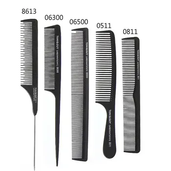 Salon Cutting Comb High Quality Carbon Fiber Hairdressing Hair Brush Sharp Tails Anti-static Styling Accessories
Salon Cutting Comb High Quality Carbon Fiber Hairdressing Hair Brush Sharp Tails Anti-static Styling Accessories