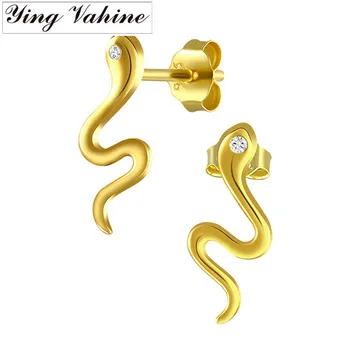 ying Vahine 100% 925 Sterling Silver Animal Snake Stud Earrings for Women
ying Vahine 100% 925 Sterling Silver Animal Snake Stud Earrings for Women