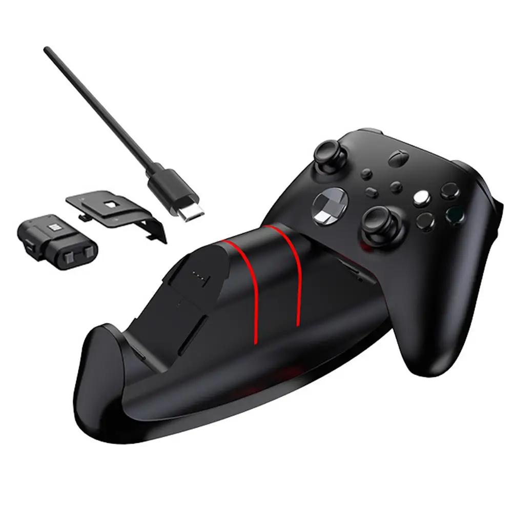 Game Controller Charger Base Battery Set for Xbox Series X with 2 Batteries 1100mAh Rechargeable Battery Game Controller Charger
Game Controller Charger Base Battery Set for Xbox Series X with 2 Batteries 1100mAh Rechargeable Battery Game Controller Charger