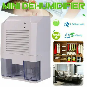 Electric Mini Dehumidifier Portable 800ML Air Dryer for Bathroom Basement Kitchen Office Absorbing CaravanCar RV Garage 
Electric Mini Dehumidifier Portable 800ML Air Dryer for Bathroom Basement Kitchen Office Absorbing CaravanCar RV Garage