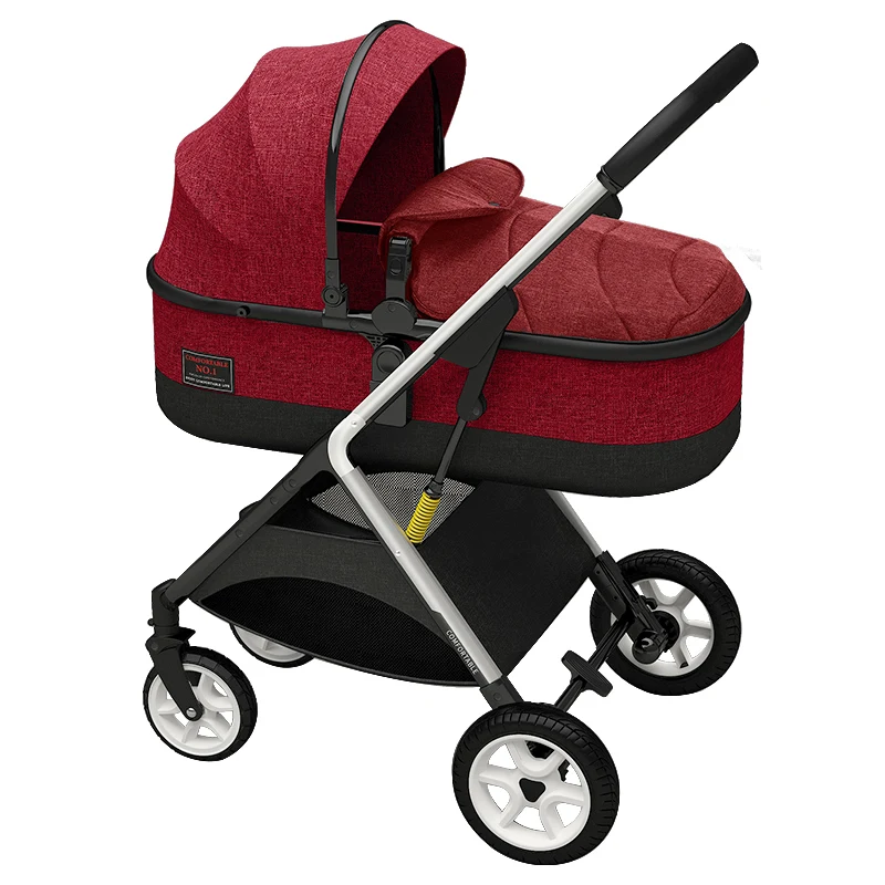 TEKNUM High view baby stroller can sit on reclining folding two-way shock absorber newborn baby trolley
TEKNUM High view baby stroller can sit on reclining folding two-way shock absorber newborn baby trolley
