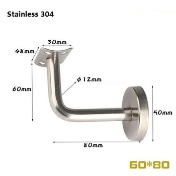 4 Piece Handrail Brackets for Wall Mounted Handrail Balustrade Stair Rail Bracket Bannister Wall fixture Support Brush Chrome
4 Piece Handrail Brackets for Wall Mounted Handrail Balustrade Stair Rail Bracket Bannister Wall fixture Support Brush Chrome