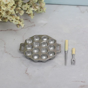 Cute Mini 1:12 Dollhouse Japanese Octopus Grill Tray Mold Pan Doll House Pretent Play Kitchen Accessories Toys
Cute Mini 1:12 Dollhouse Japanese Octopus Grill Tray Mold Pan Doll House Pretent Play Kitchen Accessories Toys
