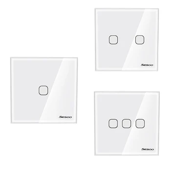 Sesoo Press Switch Single Fire Line Lighting Wall Switch Smart Home Light Press Control Switch
Sesoo Press Switch Single Fire Line Lighting Wall Switch Smart Home Light Press Control Switch