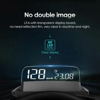 Updated Version OBD Car Head Up Display Car Electronics HUD Display Digital Speed Projector Overspeed Warning GPS Speedometer