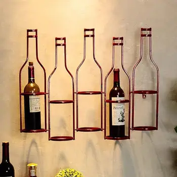 Creative European Retro Industrial Style Wrought Iron Wine Rack Wall Hanging European Simplicity Simple and Durable Home Decor
Creative European Retro Industrial Style Wrought Iron Wine Rack Wall Hanging European Simplicity Simple and Durable Home Decor