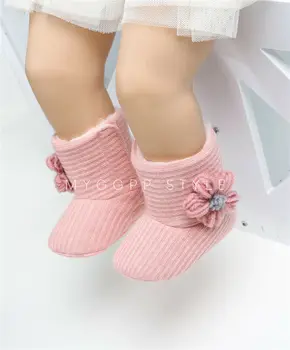 Baby infant Girls Winter Warm Snow Boots Newborn Toddler Soft fleece Sole Shoes Slip On 0-18M 
Baby infant Girls Winter Warm Snow Boots Newborn Toddler Soft fleece Sole Shoes Slip On 0-18M