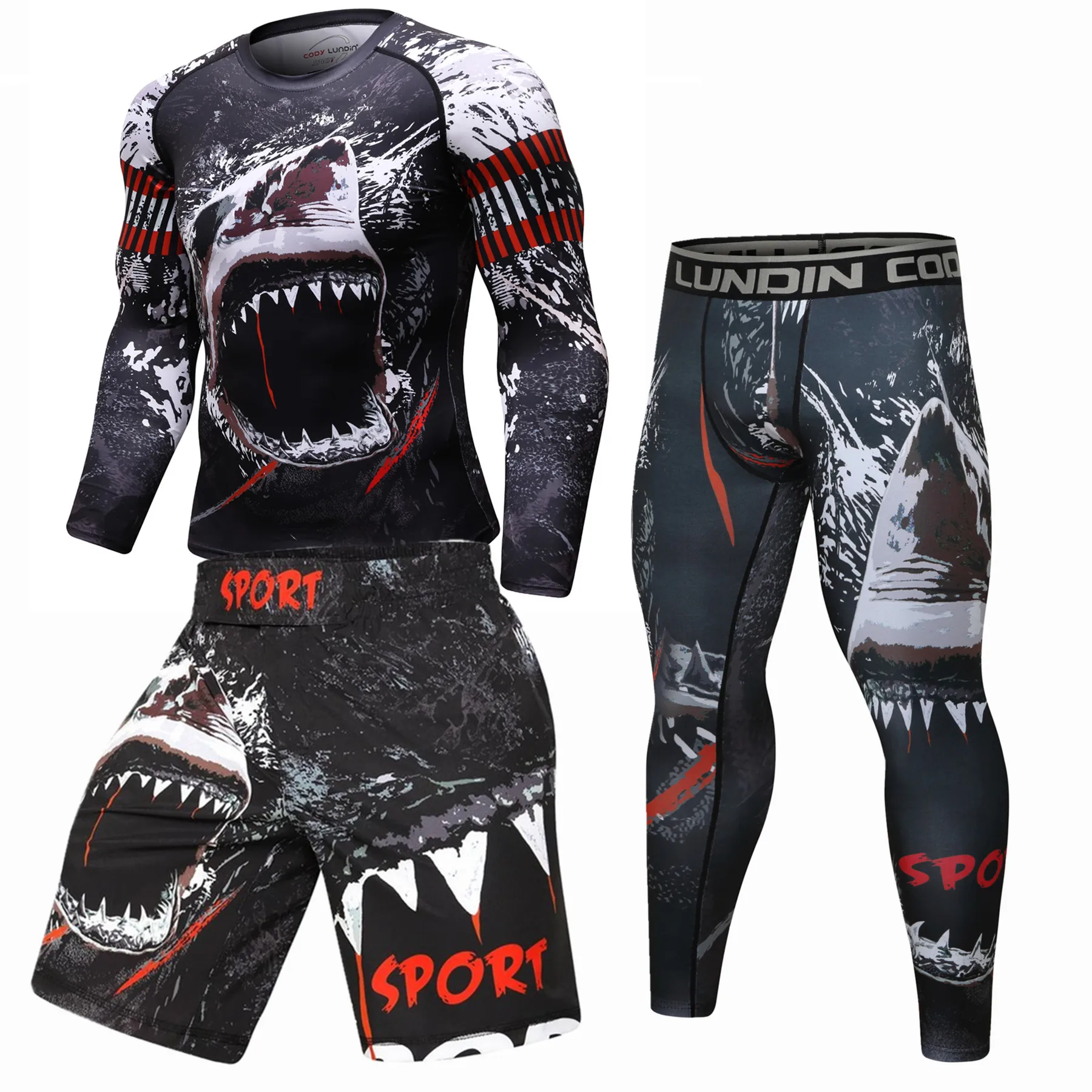 High Quality Compression Men's Sports Suits Quick Dry Running Sets Clothing Sport Joggers Workout Gym Fitness Tracksuits Running
High Quality Compression Men's Sports Suits Quick Dry Running Sets Clothing Sport Joggers Workout Gym Fitness Tracksuits Running