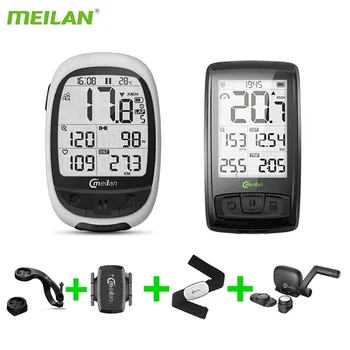 Meilan M2 M4 Wireless Bicycle Speedometer Bluetooth ANT+ Bike Computer Heart Rate Monitor Cadence Speed Sensor Cycling Stopwatch
Meilan M2 M4 Wireless Bicycle Speedometer Bluetooth ANT+ Bike Computer Heart Rate Monitor Cadence Speed Sensor Cycling Stopwatch