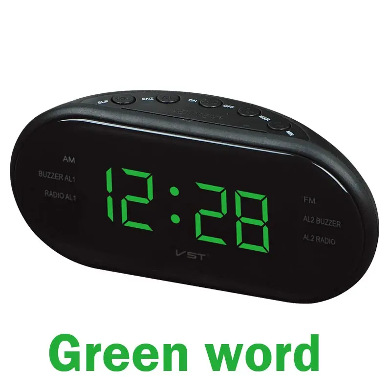 AM/FM LED Clock Radio With Dual Alarms Sleep Snooze Function Outlet Powered Big Digit Display for Bedroom Timed Shutdown
AM/FM LED Clock Radio With Dual Alarms Sleep Snooze Function Outlet Powered Big Digit Display for Bedroom Timed Shutdown