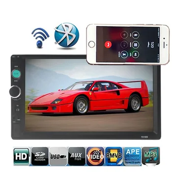 Car Radio HD 7" Touch Screen Stereo USB Bluetooth 12V 2 Din FM ISO Power Aux Input Auto MP5 Player SD USB Dropshipping
Car Radio HD 7" Touch Screen Stereo USB Bluetooth 12V 2 Din FM ISO Power Aux Input Auto MP5 Player SD USB Dropshipping