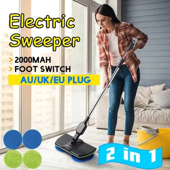 2 in 1 Electric Mop 360 Rotation Rechargeable Cordless Floor Cleaner Scrubber Polisher Microfiber Rotary Cleaning Mop for Home
2 in 1 Electric Mop 360 Rotation Rechargeable Cordless Floor Cleaner Scrubber Polisher Microfiber Rotary Cleaning Mop for Home