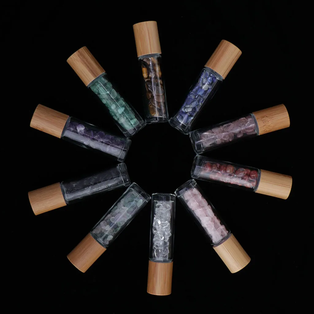 10pcs Empty Clear 10ML Glass Essential Oil Roller Ball Bottle Bamboo Lids 10pcs Empty Clear 10ML Glass Essential Oil Roller Ball Bottle Bamboo Lids