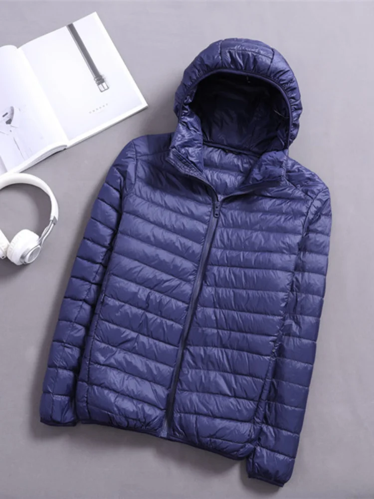 Shop Generic 2022 Men Hooded Wihite Duck Down Jacket Warm Jacket Line