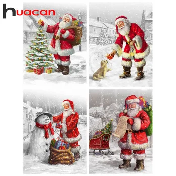 Huacan Diamond Painting Kit Christmas Diamond Art Full Drill Mosaic Santa Claus Embroidery Cross Stitch Snowman Home Decor 
Huacan Diamond Painting Kit Christmas Diamond Art Full Drill Mosaic Santa Claus Embroidery Cross Stitch Snowman Home Decor