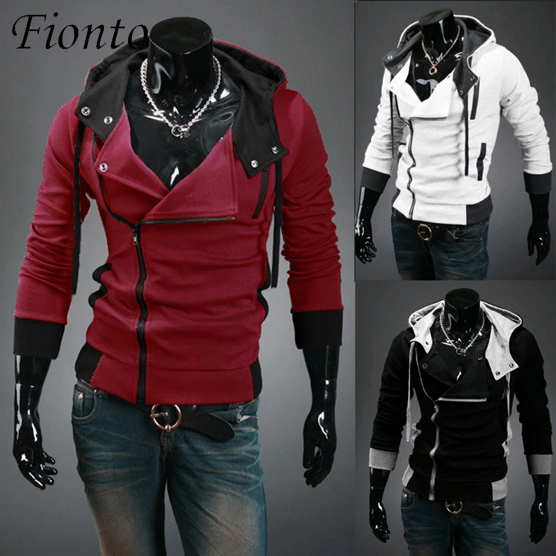 Fionto 2019 Zipper Cardigan Hoodies Men Fashion Hooded Sweatshirts Spring Autumn Sportswear Long Sleeve Slim Tracksuit Jacket 6X 
Fionto 2019 Zipper Cardigan Hoodies Men Fashion Hooded Sweatshirts Spring Autumn Sportswear Long Sleeve Slim Tracksuit Jacket 6X