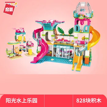 City MOC technic Creator Creative Beach Camping Sunshine Water Park Model Building blocks Educational DiyToys For Girl Gift
City MOC technic Creator Creative Beach Camping Sunshine Water Park Model Building blocks Educational DiyToys For Girl Gift