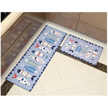 Modern Cartoon Fish Patterned Rug Non-Slip Hallway Kitchen Carpet Rug Runner Rectangular Home Floor Mat (40x120cm)
Modern Cartoon Fish Patterned Rug Non-Slip Hallway Kitchen Carpet Rug Runner Rectangular Home Floor Mat (40x120cm)