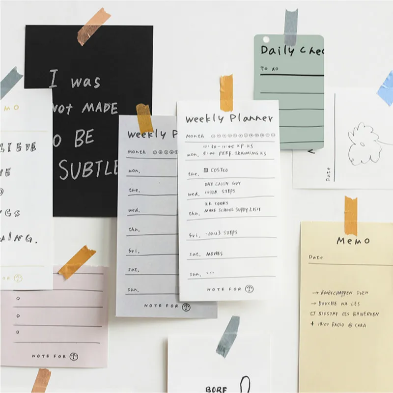 24 Pcs/Set Kawaii Planner Book Notebook Simple Graffiti Schedule To do list Notepad Gift for School Office Supplies stationery
24 Pcs/Set Kawaii Planner Book Notebook Simple Graffiti Schedule To do list Notepad Gift for School Office Supplies stationery
