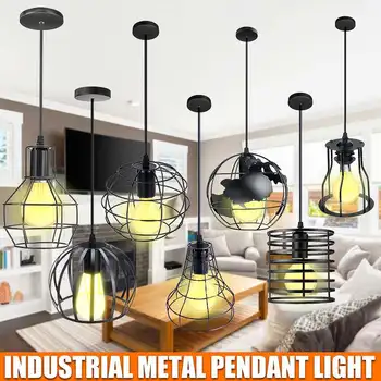 Nordic Modern Cage Pendant Lights Retro Industrial Metal Minimalist Loft Hanging Lamp Kitchen Restaurant Living Room Light Cover
Nordic Modern Cage Pendant Lights Retro Industrial Metal Minimalist Loft Hanging Lamp Kitchen Restaurant Living Room Light Cover