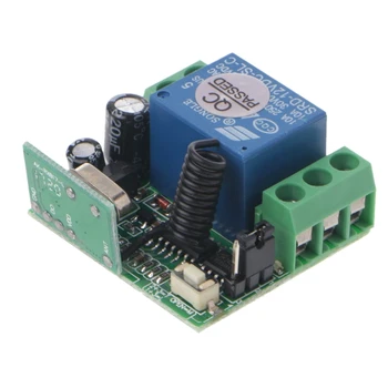 DC 12V 10A 1CH RF Wireless Remote Control Switch 433MHz Receiver + Transmitter MOLA
DC 12V 10A 1CH RF Wireless Remote Control Switch 433MHz Receiver + Transmitter MOLA