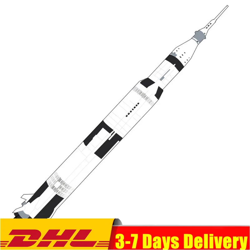 37003 Ideas Series The Apollo Saturn V Model Building Blocks Set 2009pcs Classic Toys for Children Compatible Legoinglys 80013
37003 Ideas Series The Apollo Saturn V Model Building Blocks Set 2009pcs Classic Toys for Children Compatible Legoinglys 80013