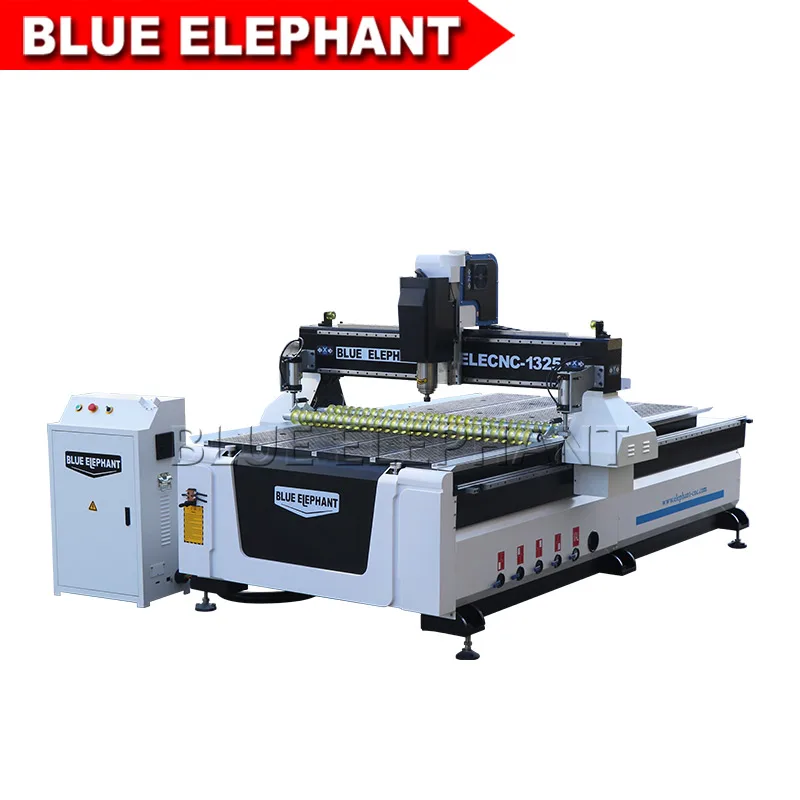 Blue Elephant CNC Router 3 Axis 1325 Water Cooling Spinde CNC Wood Engraving Machine for solid wood and MDF
Blue Elephant CNC Router 3 Axis 1325 Water Cooling Spinde CNC Wood Engraving Machine for solid wood and MDF