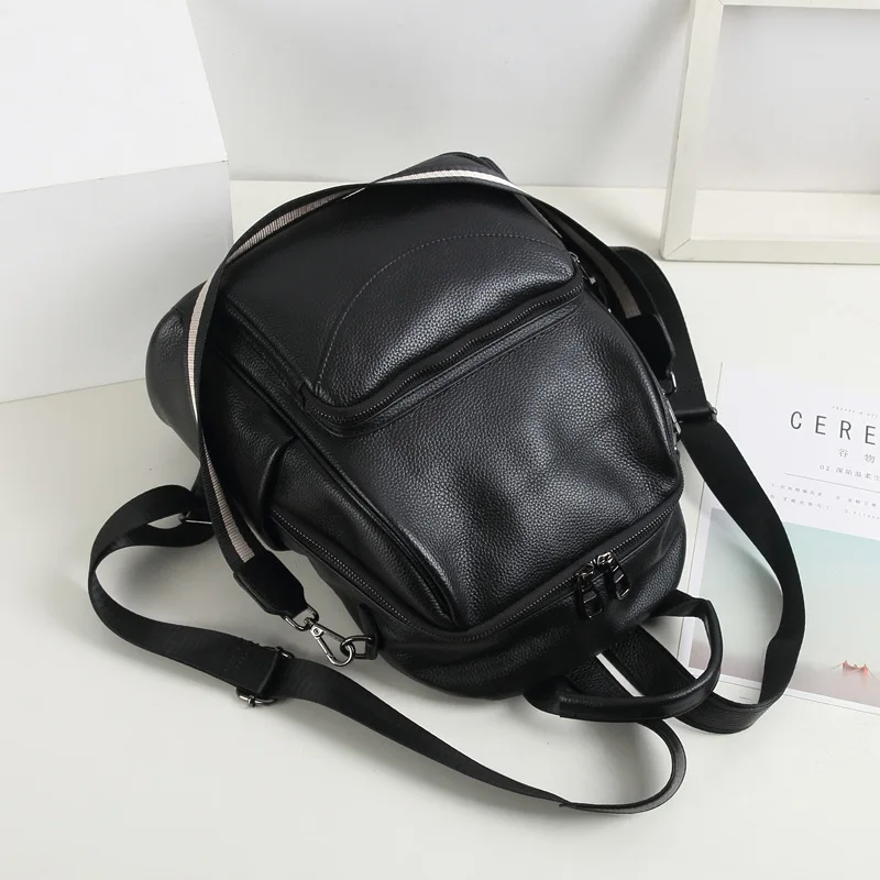 First Layer Leather Backpack 2019 New Style Fashion Genuine Leather Shoulder Korean-style Casual Soft Leather Large Capacity Tra
First Layer Leather Backpack 2019 New Style Fashion Genuine Leather Shoulder Korean-style Casual Soft Leather Large Capacity Tra