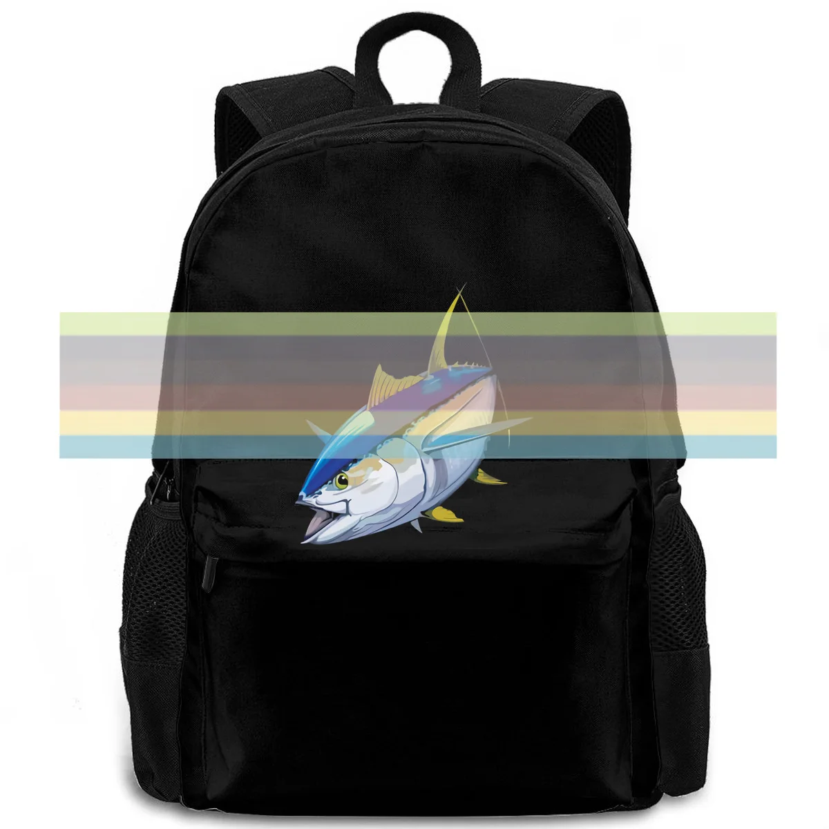 Недорогой рюкзак Yellowfin Tuna для мужчин и женщин путешествий школы студентов