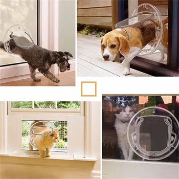 Round Pet Door for Cats & Small Dogs Cat Door Flap Door for Screen/ Glass Window 4 Ways Round Transparent Pet Dog Cat Flap Door
Round Pet Door for Cats & Small Dogs Cat Door Flap Door for Screen/ Glass Window 4 Ways Round Transparent Pet Dog Cat Flap Door