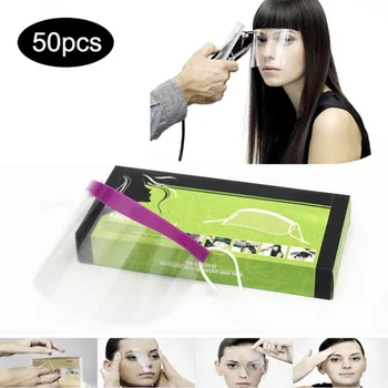 50pcs Transparent Haircut Cover Hairdressing Bangs Protect Cover Shield Dye Perm Hair Design Tools Eye Shield Guard Barber Tools
50pcs Transparent Haircut Cover Hairdressing Bangs Protect Cover Shield Dye Perm Hair Design Tools Eye Shield Guard Barber Tools