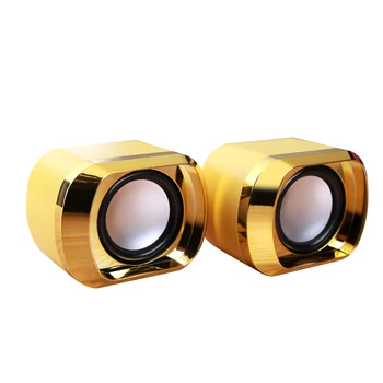 USB 2.0 Notebook Speakers Wired Stereo Mini Computer Speaker for Desktop Laptop Notebook PC MP3 MP4 3.5mm AUX IN gold
USB 2.0 Notebook Speakers Wired Stereo Mini Computer Speaker for Desktop Laptop Notebook PC MP3 MP4 3.5mm AUX IN gold