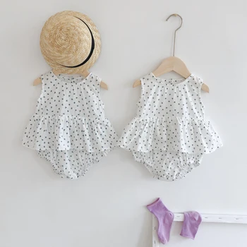2020 Summer New Girl Toddler Romper Sleeveless Cherry Onesies Newborn Baby Clothes Ruffle Sunsuit Cotton Jumpsuit Infant Outfits
2020 Summer New Girl Toddler Romper Sleeveless Cherry Onesies Newborn Baby Clothes Ruffle Sunsuit Cotton Jumpsuit Infant Outfits