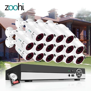 Zoohi 16CH 2MP 1080P DVR CCTV Security System AHD DVR Kit 1080P IR Outdoor IP66 Waterproof Camera P2P Video Surveillance Set
Zoohi 16CH 2MP 1080P DVR CCTV Security System AHD DVR Kit 1080P IR Outdoor IP66 Waterproof Camera P2P Video Surveillance Set