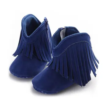 Baby First Walkers Infant Soft Soled Anti-slip Boots Warm Winter Tassels Cotton Booties Baby Girls Shoes Solid Fringe Prewalker
Baby First Walkers Infant Soft Soled Anti-slip Boots Warm Winter Tassels Cotton Booties Baby Girls Shoes Solid Fringe Prewalker