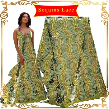 African Fabrics Stripe Sequins Lace 5 Yards Nigerian Lace White High quality Embroidery Swiss voile lace in switzerland 2020
African Fabrics Stripe Sequins Lace 5 Yards Nigerian Lace White High quality Embroidery Swiss voile lace in switzerland 2020