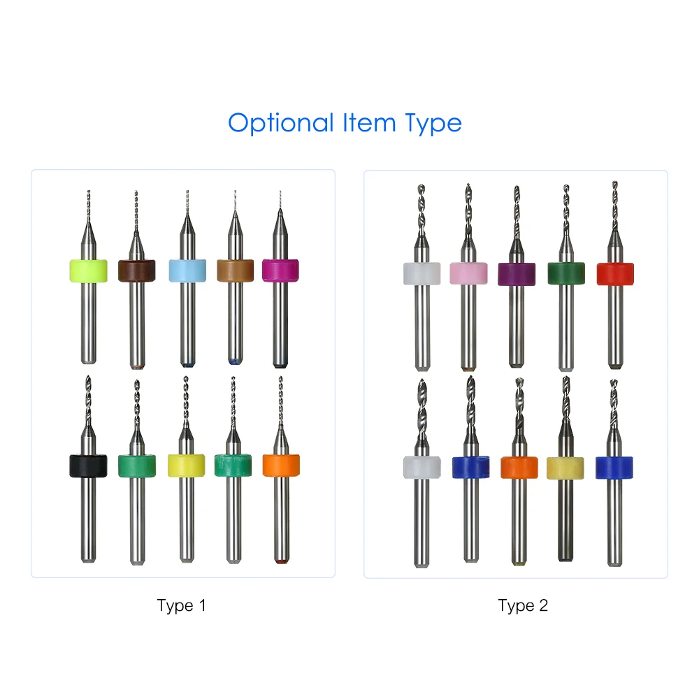 10pcs Multitul Tungsten Carbide Micro Drill Bits Set Engraving Tool set for PCB Circuit Board hardware processing Multiple sizes
10pcs Multitul Tungsten Carbide Micro Drill Bits Set Engraving Tool set for PCB Circuit Board hardware processing Multiple sizes