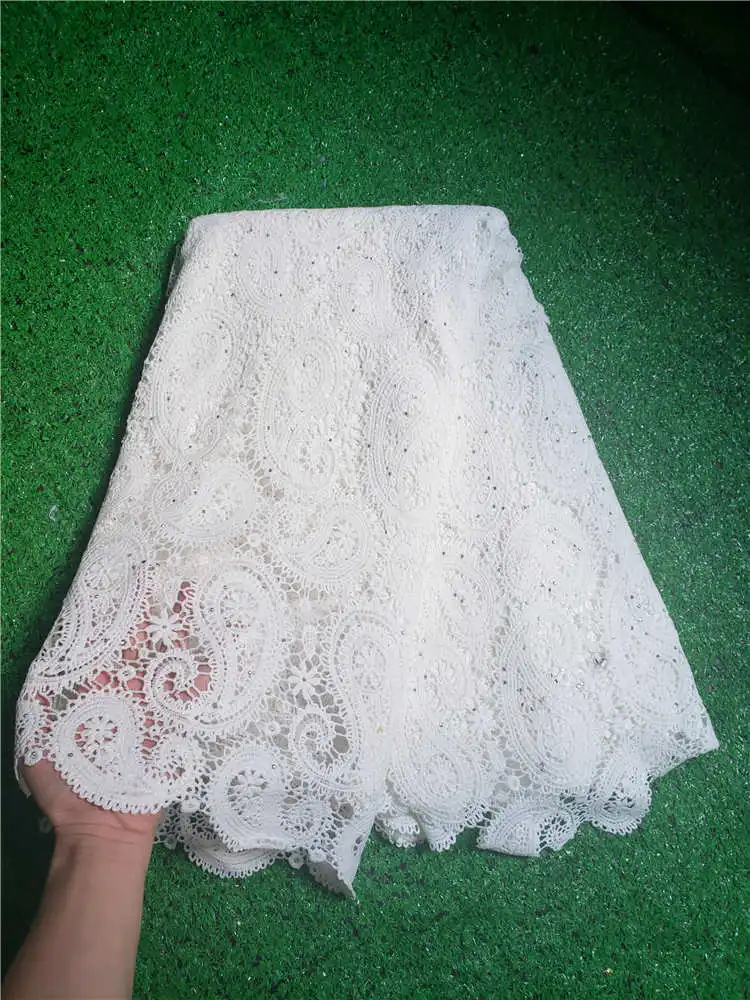 factory offers 2019 New Arrives cord lace net lace fabric African with rhinestones for Party or Evening long Dresses White
factory offers 2019 New Arrives cord lace net lace fabric African with rhinestones for Party or Evening long Dresses White