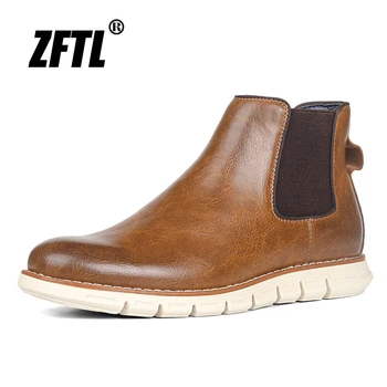 ZFTL Men's Chelsea boots new Ankle man boots plus size high quality Brown men‘s Martins boots Super light male slip-on boots
ZFTL Men's Chelsea boots new Ankle man boots plus size high quality Brown men‘s Martins boots Super light male slip-on boots