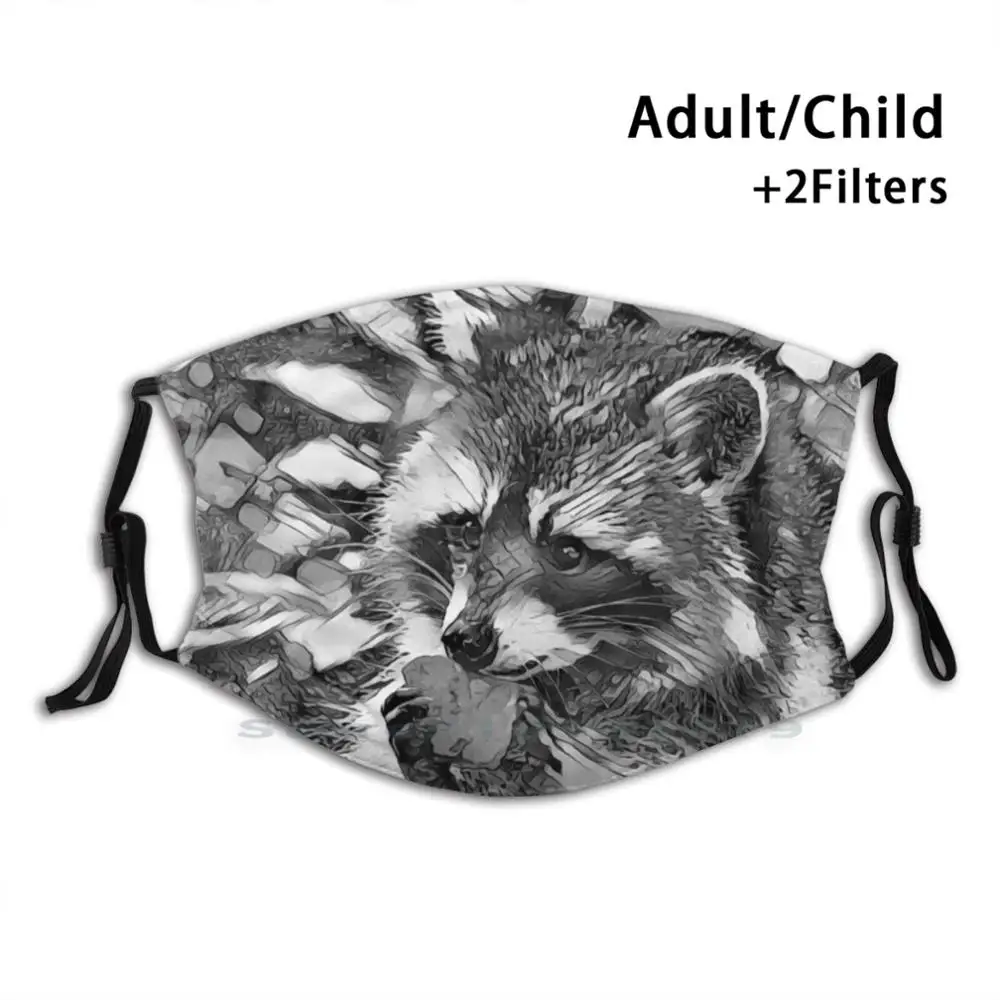 Animalartbw Raccoon 01 Print Reusable Mask Pm2.5 Filter Face Mask Kids Racoon Graphic Portrait Jamfoto Animalartbw Black And
Animalartbw Raccoon 01 Print Reusable Mask Pm2.5 Filter Face Mask Kids Racoon Graphic Portrait Jamfoto Animalartbw Black And
