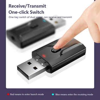 2 In 1 Bluetooth Adapter Transmitter Receiver USB Bluetooth 5.0 Transmitter Receiver Bluetooth USB Adapter 3.5mm AUX For TV PC
2 In 1 Bluetooth Adapter Transmitter Receiver USB Bluetooth 5.0 Transmitter Receiver Bluetooth USB Adapter 3.5mm AUX For TV PC