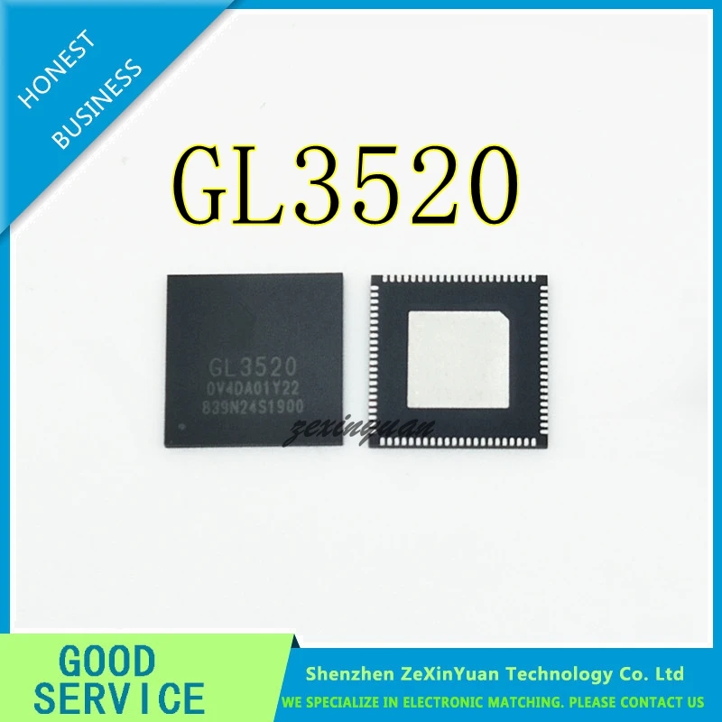 5 шт./лот GL3520 3520 QFN88, высокоскоростной бриллиантовый чип, новый оригинальный
5 шт./лот GL3520 3520 QFN88, высокоскоростной бриллиантовый чип, новый оригинальный