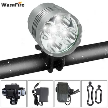 WasaFire 7000lm 5*T6 LED Bike Light Rechargeable LED Flashlight 3 Modes Bicycle Headlight Front Light Frontlamp Headlamp
WasaFire 7000lm 5*T6 LED Bike Light Rechargeable LED Flashlight 3 Modes Bicycle Headlight Front Light Frontlamp Headlamp