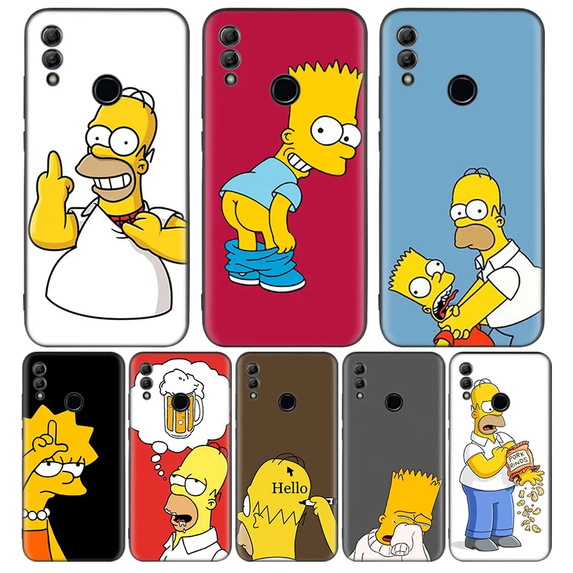 Funny Homer J. Simpson Black Cover Phone Case for Huawei Y9 Y5 Y6 Y7 2019 Honor 10 9 Lite 9X 8X 8S 8A 7S 7A 10i 20i V20 Coque Ca
Funny Homer J. Simpson Black Cover Phone Case for Huawei Y9 Y5 Y6 Y7 2019 Honor 10 9 Lite 9X 8X 8S 8A 7S 7A 10i 20i V20 Coque Ca