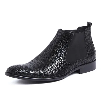 Ankle Boots Botines Business Formal Wear Men Boots Hombre Crocodile Pattern Cowhide Work 44 Size Pointed Toe Genuine Leather
Ankle Boots Botines Business Formal Wear Men Boots Hombre Crocodile Pattern Cowhide Work 44 Size Pointed Toe Genuine Leather