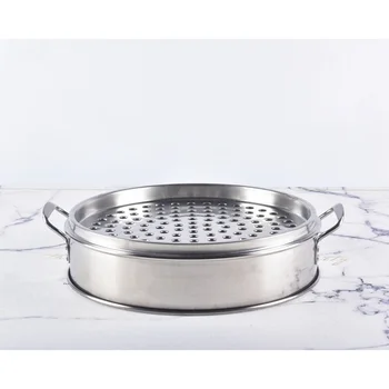 Kitchens Silicone With Metal Handles Cookware Stainless Steel Cooking Steamer Steaming Cookware Cooking Ravioli CUK700V 2
Kitchens Silicone With Metal Handles Cookware Stainless Steel Cooking Steamer Steaming Cookware Cooking Ravioli CUK700V 2